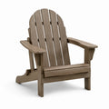 Sedia Adirondack in legno massello marrone