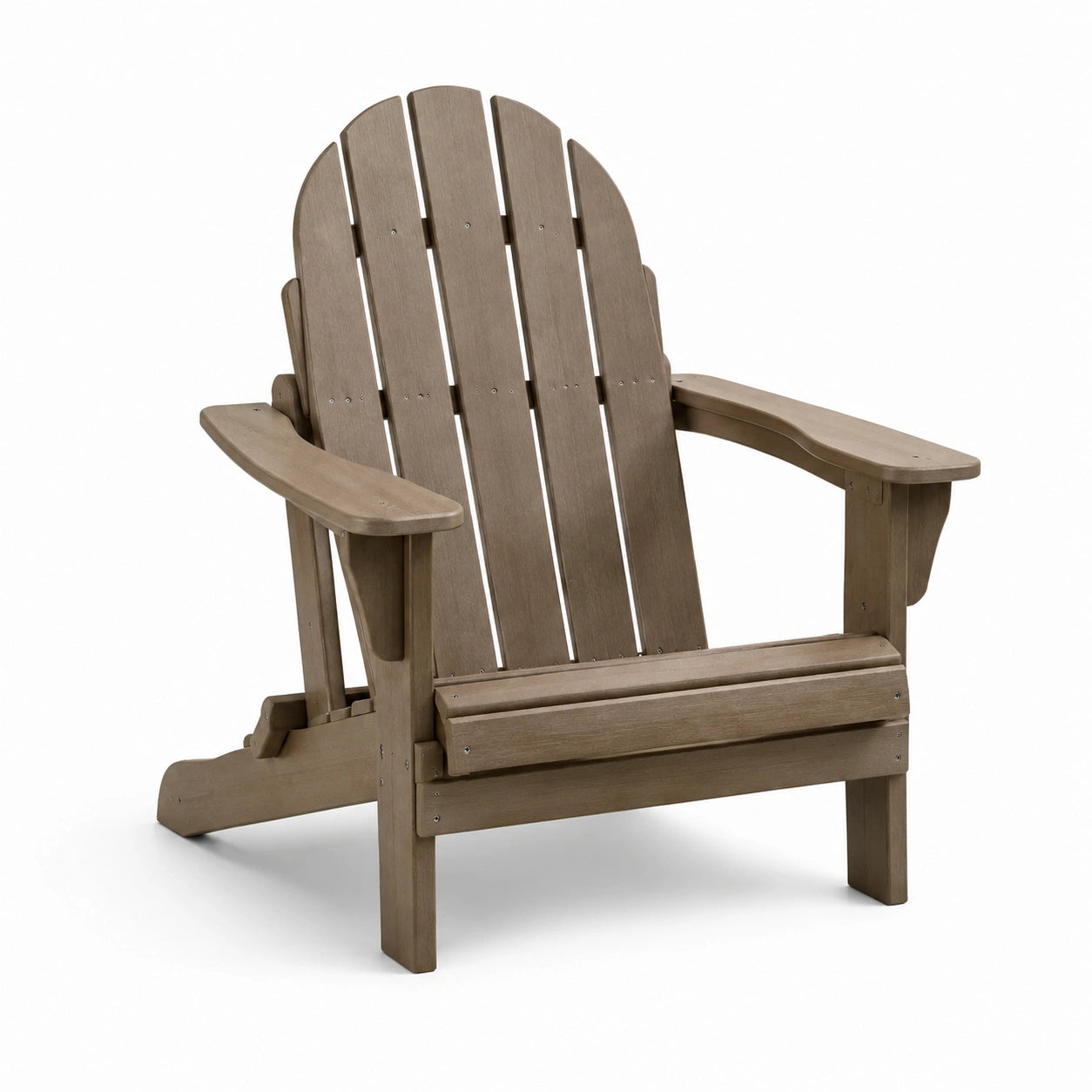 Sedia Adirondack in legno massello marrone