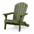 Sedia Adirondack in plastica riciclata verde 88cm x 76cm x 92cm